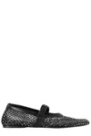 Marni Mary Jane Ballet Flats In Black Polyuretan