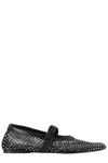 Marni Mary Jane Ballet Flats In Black Polyuretan In Black