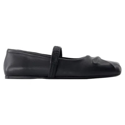 MARNI MARY JANE SNEAKERS - MARNI - LEATHER - BLACK
