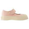 Marni Women's Mary Jane Sneakers In Beige
