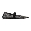 Marni Mary Jane Ballet Flats In Black Polyuretan
