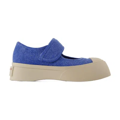 Marni Mary Jane Sneakers In Blue