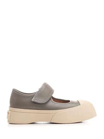 Marni Mary Jane Sneakers Light Blue