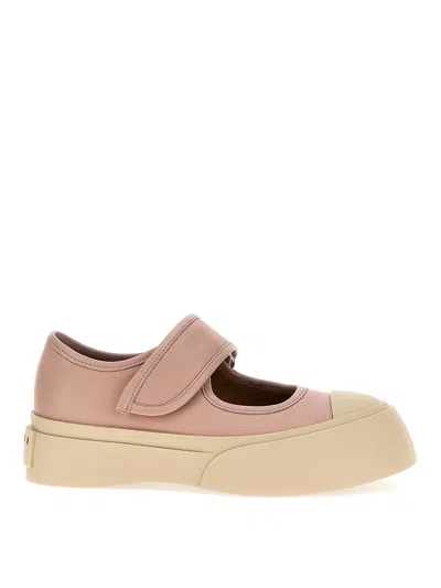 Marni Women's Mary Jane Sneakers In Pink
