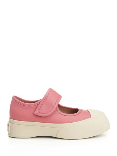 Marni Mary Jane Sneakers Rose