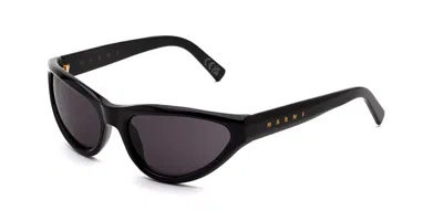 Marni Mavericks Black Fa7 Men's Sunglasses Black Size 60