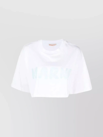 MARNI MAXI BRUSHSTROKE PRINT BOXY T-SHIRT