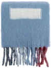 Marni Maxi-logo Scarf In Blau