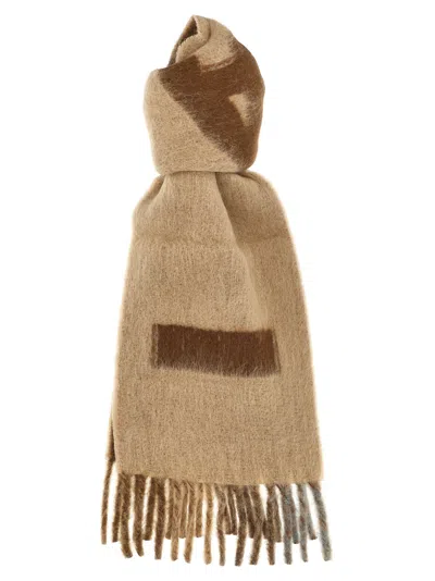 Marni Maxi  Scarf In Beige