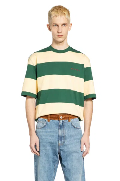 MARNI MAXI-STRIPE COTTON T-SHIRT