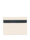Marni Mbossed-logo Cardholder In Neutral