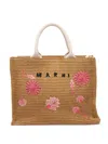 Marni Medium Embroidered-floral Tote Bag