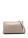 Marni Small Prisma Leather Shoulder Bag In Neutral