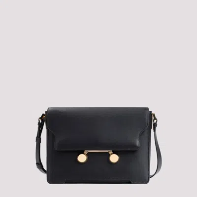 Marni Medium Shoulder Bag In Black