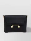Marni Black Leather Trunkaroo Medium Shoulder Bag