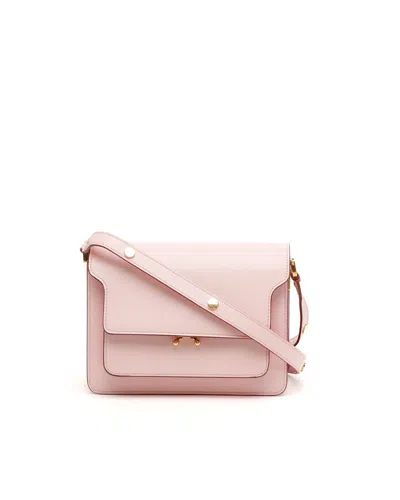 Marni Medium Trunk Bag In Pink