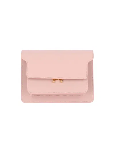 MARNI MEDIUM "TRUNK" SHOULDER BAG - PINK