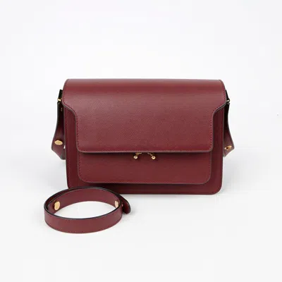 Marni Medium Trunk Shoulder Crossbody Bag In Pink
