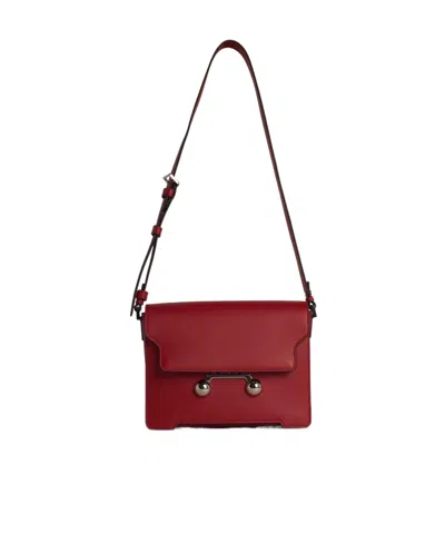 MARNI MARNI TRUNKAROO FOLDOVER TOP MEDIUM SHOULDER BAG