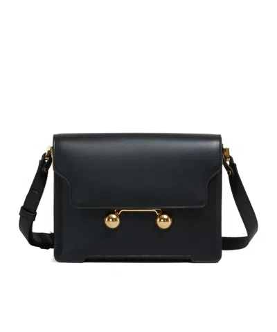 MARNI MARNI TRUNKAROO FOLDOVER TOP MEDIUM SHOULDER BAG