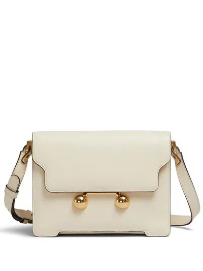 Marni Medium Shoulder Bag In White