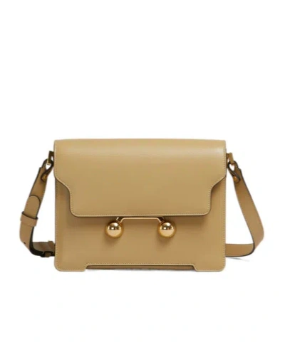 MARNI MARNI TRUNKAROO FOLDOVER TOP MEDIUM SHOULDER BAG