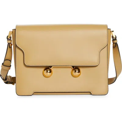 MARNI MARNI MEDIUM TRUNKAROO LEATHER SHOULDER BAG
