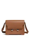 Marni Trunkaroo Medium Rectangular Shoulder Bag In 00m35 Cinnamon