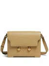Marni Medium Trunkaroo Shoulder Bag In Beige