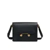 Marni Medium Trunkaroo Shoulder Bag With Flap Top In Black