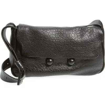 Marni Medium Trunkaroo Soft Leather Shoulder Bag In 00n99 Black