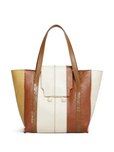 Marni Medium Trunkaroo Tote Bag In Brown