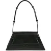 Marni Medium Leather Shoulder Bag In Black