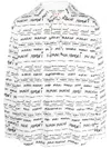 Marni Men's Allover Logo Button-front Hoodie In Weiss