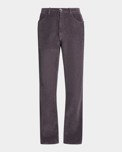 Marni Men & Apos;s Corduroy Flared Five-pocket Pants In Pink