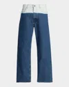 Marni Logo-patch Jeans In Blue