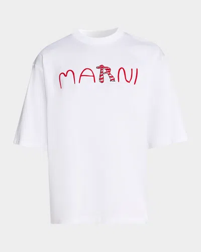 MARNI MEN & APOS;S MENDING LOGO RELAXED FIT T-SHIRT
