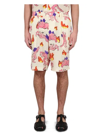 MARNI MEN'S BERMUDA SHORTS WITH PRINT