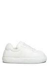 Marni Leather Sneakers In White
