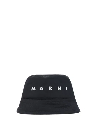 Marni Men Bucket Hat In Black