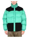 Marni Color-block Down Jacket In Green
