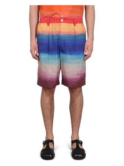 MARNI MEN'S COTTON BERMUDA SHORTS | SIZE 50 | PUMU0049A2