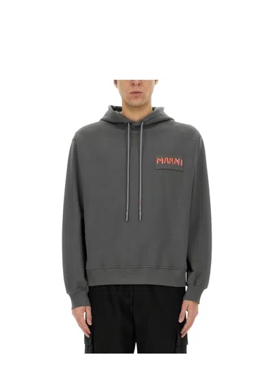 MARNI MEN'S COTTON HOODIE