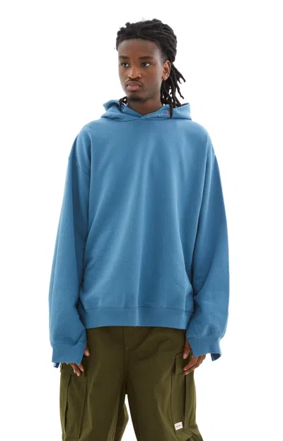 Marni Men's Cotton Hoodie With Side Zips In 00b37 Opal