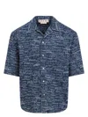 Marni Blue Cotton Shirt In Blue