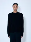 Marni Distressed Logo-embroidered Cotton Sweater In Black