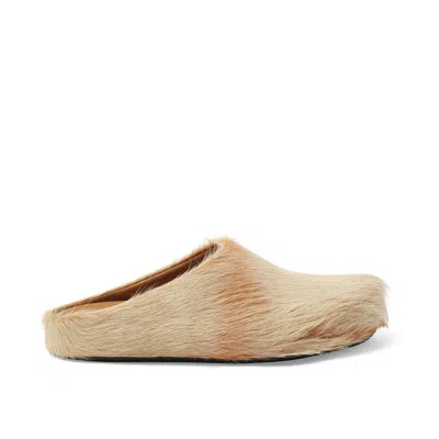 Marni Men's Fussbett Sabot Mule Sandals In Winter Wheat
