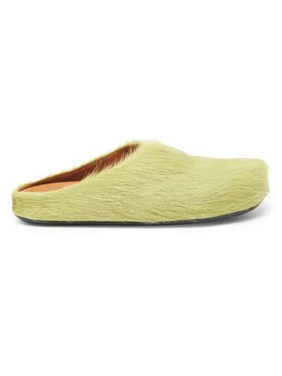 Marni Men's Fussbett Sabot Mules In Green