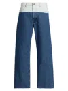 Marni Logo-patch Jeans In Blue