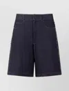 Marni Men's High-waisted Shorts Raw Hem
